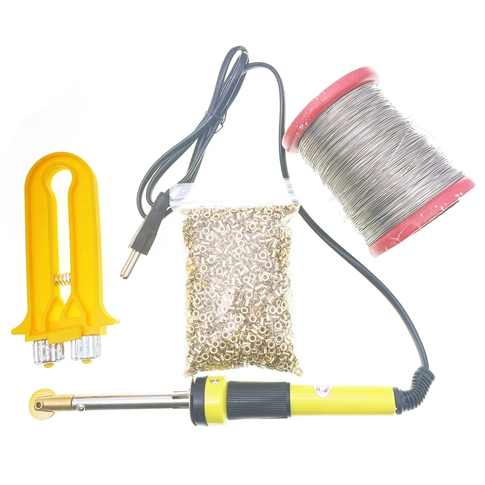 

Beekeeping Hive Frame Install Tools Kit Coppering Eyelet SS 500G Wire Tensioning Easily Attaching Foundation Embedder Supplies