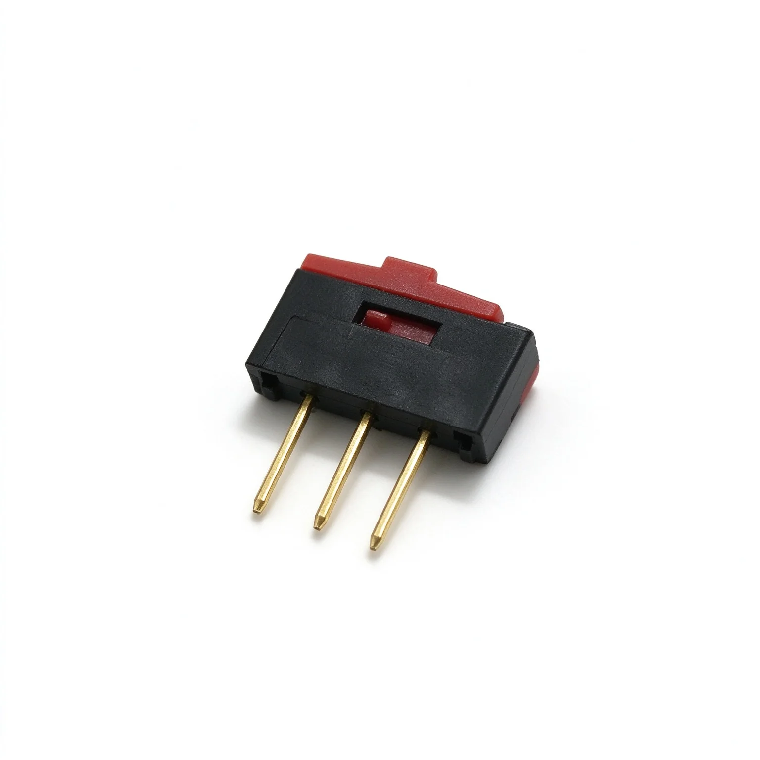 2pcs/lots Imported Korea Toggle Switch BSI10 Slim Mini Slide 3 Legs 2 Positions Gold Plated Legs 2.54MM