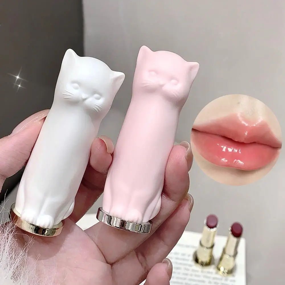 Cat Lip Balm Moisturizing Healing Anti-dry Fade Lip Lines Autumn And Winter Lip Mask Care Girl Students Lipstick Makeup Base Day