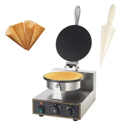 Electric ice cream cone maker commercial waffle cone machine 110V/220V waffle iron cone maker egg roll cake oven