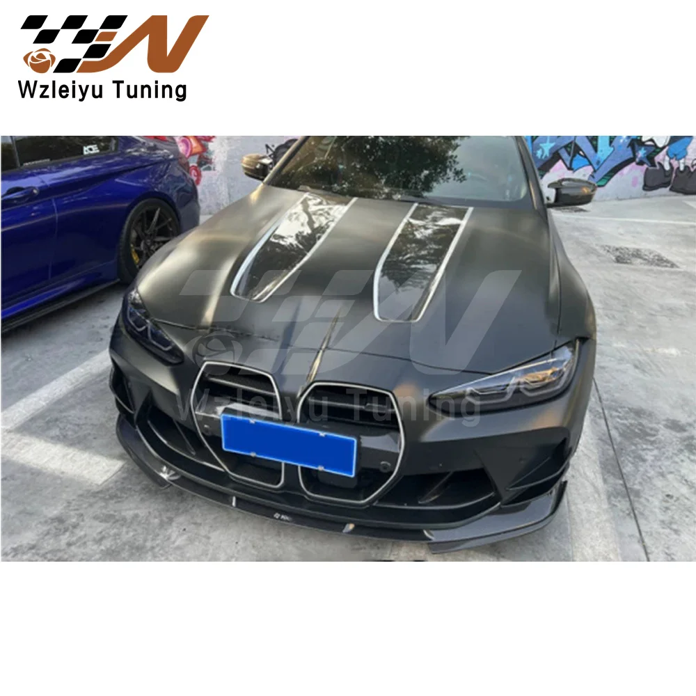 

3D Style Carbon Fiber Front Bumper Lip Fit For BMW G82 G80 M3 M4 High Quality Fitment