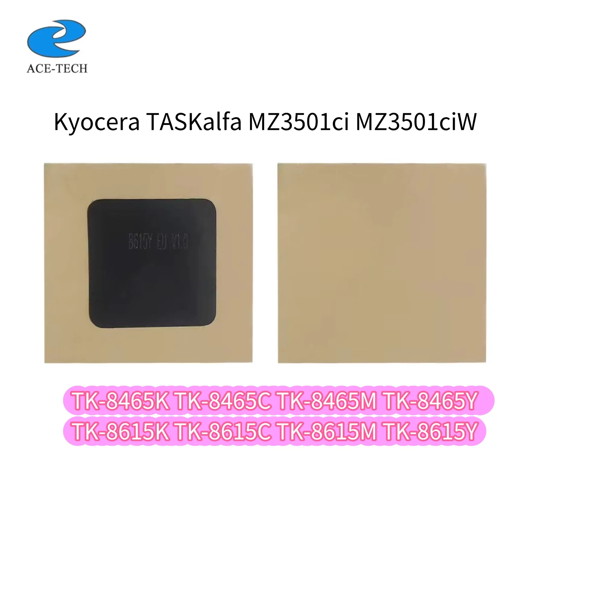 TK-8465 TK-8615 Compatible TK8465 TK8615 Color Toner Cartridge Reset Chip for Kyocera TASKalfa MZ3501ci Printer MZ3501ciW Copier