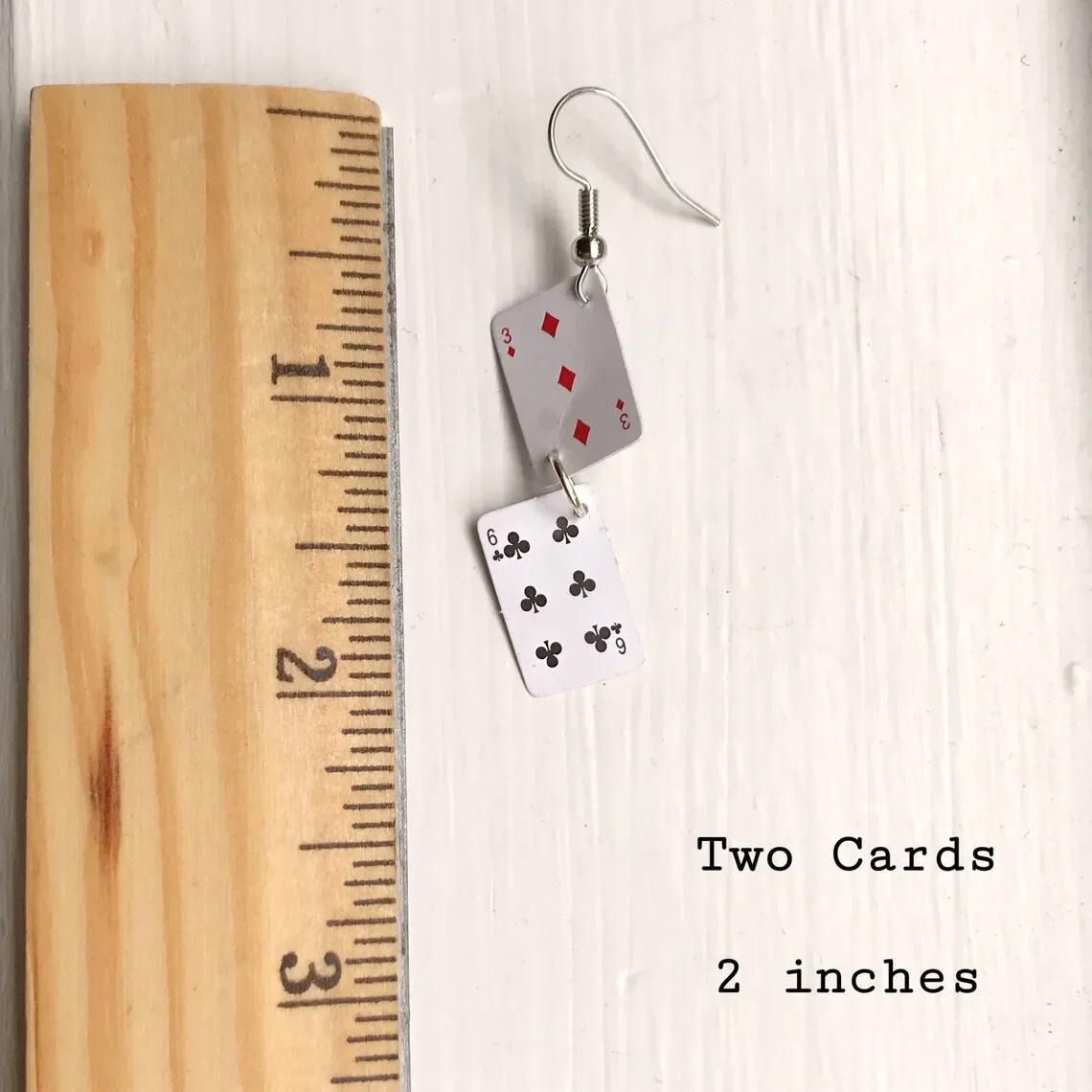 Playing Card Earrings Jewel Classical Handmade Loveliness Punk Jewellery Gorgeous Wedding Statement Women for Her Gift