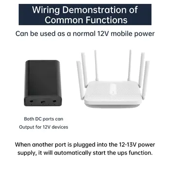 DC 12V 輸出,3顆18650電池,可DIY製作UPS行動電源盒,適用於路由器、手機、平板電腦、數據機、監視攝影機等裝置。 10 最佳銷售 UPS 12V 18650 - №5