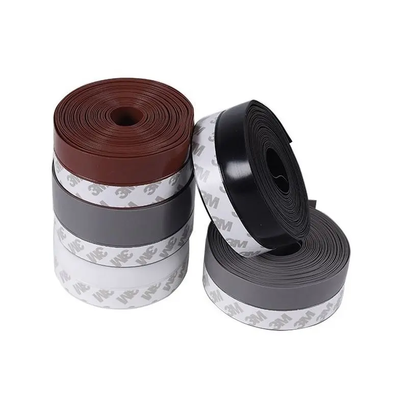 6M Self adhesive sealing strip silicone sound insulation Windproof seal tape for window glass door Gap Pest control dust stopper