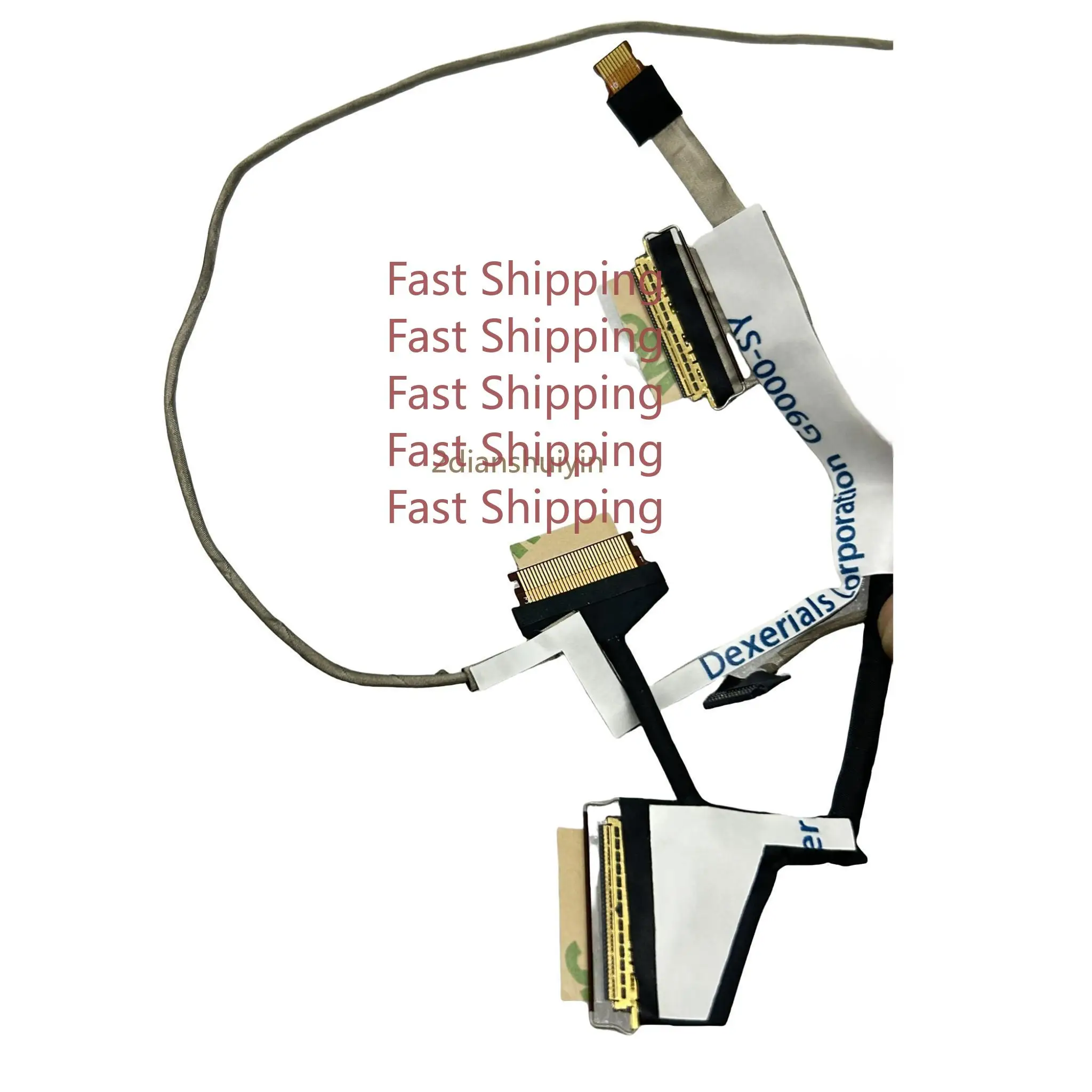 C=Screen cable with 40 pins (model: 074CNT) for Dell Inspiron 15 7569, 7579, 5578, P58F, 5579