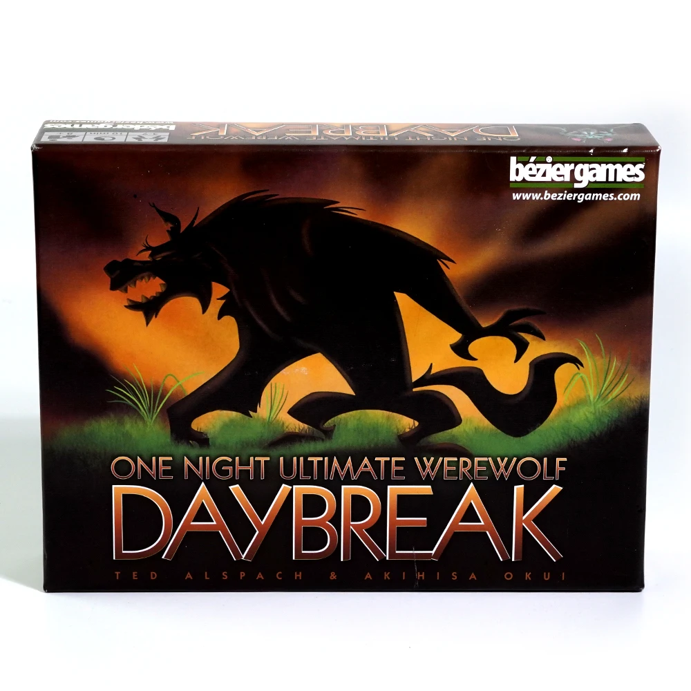 One Night Ultimate Daybreak Grande gioco di carte per famiglie Gioco veloce e divertente Ruoli nascosti Bluffing Ultimate Party Game