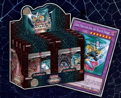 Yu-Gi-Oh TCG DLCS European Version English Legendary Dragon Dice Dragon Knight Black Magic Girl Spot