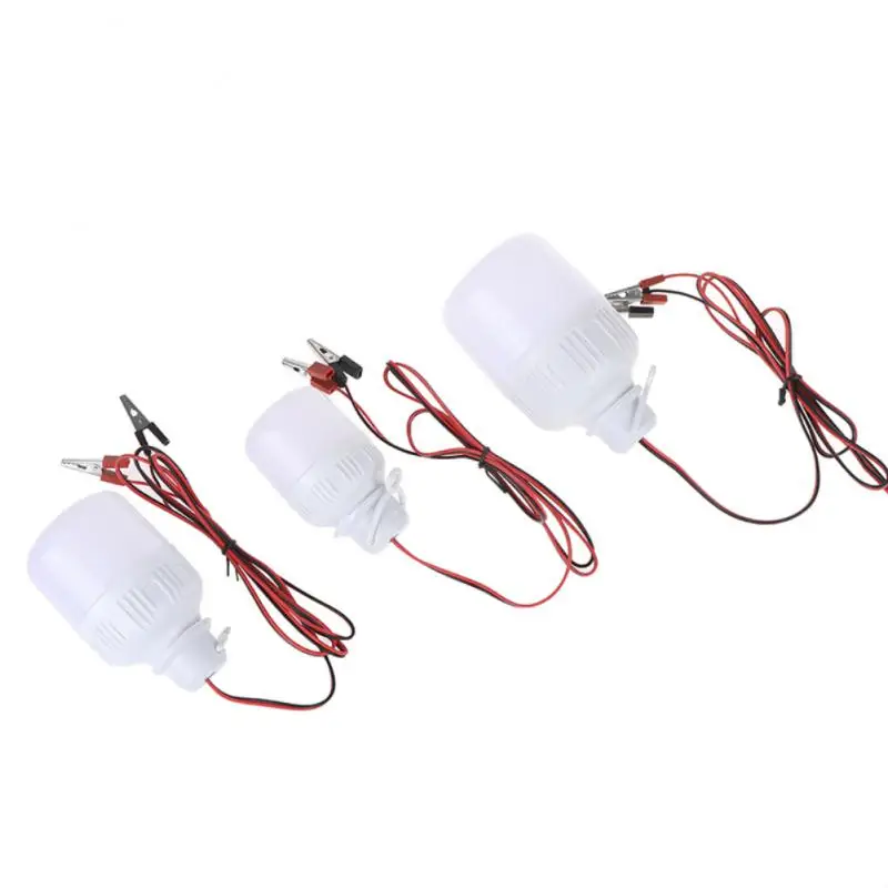 Lámparas LED de 12V CC de 12V, 5/9/15/20/30/40W, bombilla de punto para tienda de campaña al aire libre, luz nocturna, tienda de campaña portátil, luces de emergencia para pesca nocturna