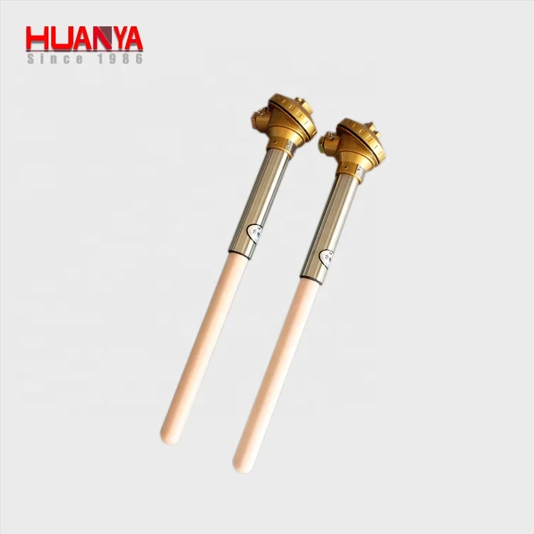 Platinum Rhodium Type R Thermocouple Assembly with Ceramic Sheath