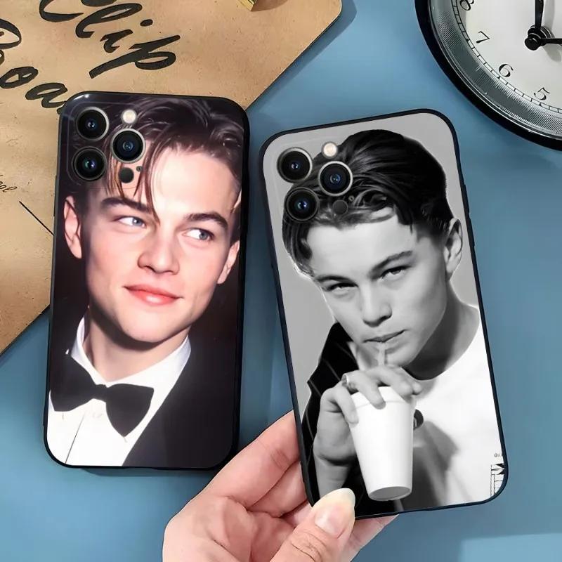 Leonardo DiCaprio Young Phone Case For Iphone 13ProMax 11 14 12 Pro Max Mini Xr X Xs 7 8 6 6s Plus Funda Shell Cover