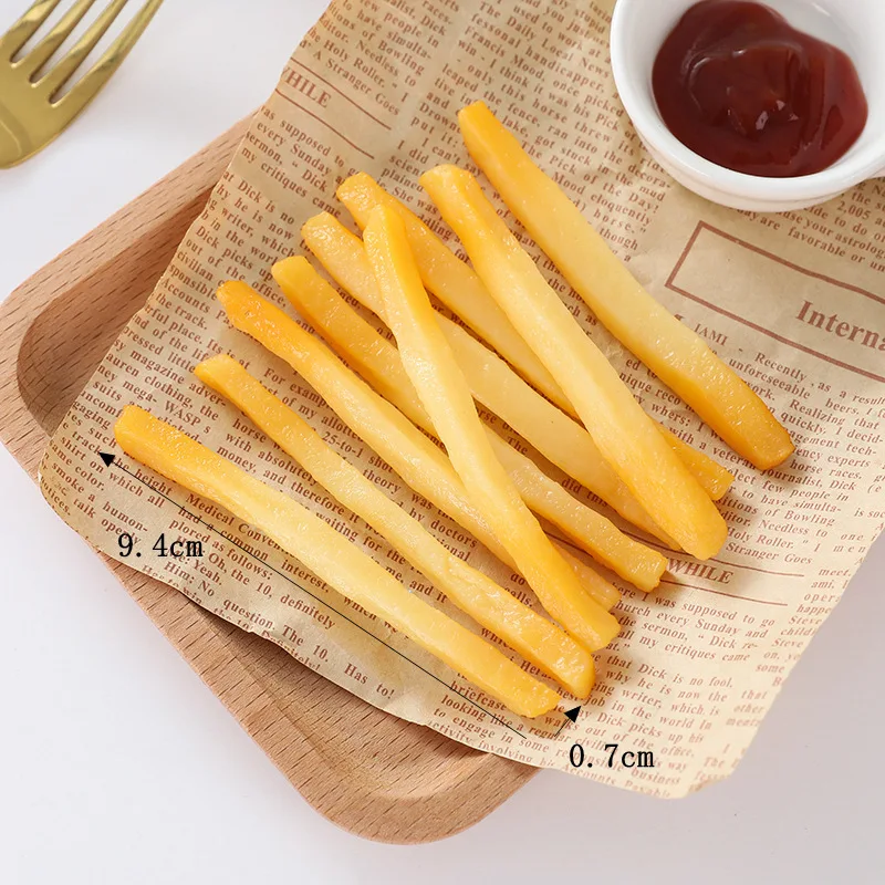 Simulation Pommes Frites Heimdekoration, Kunstnahrung, Huhn, Popcornmodell, Burger Shop, Western Food Display Requisiten, 10 Teile/los – Detail 3