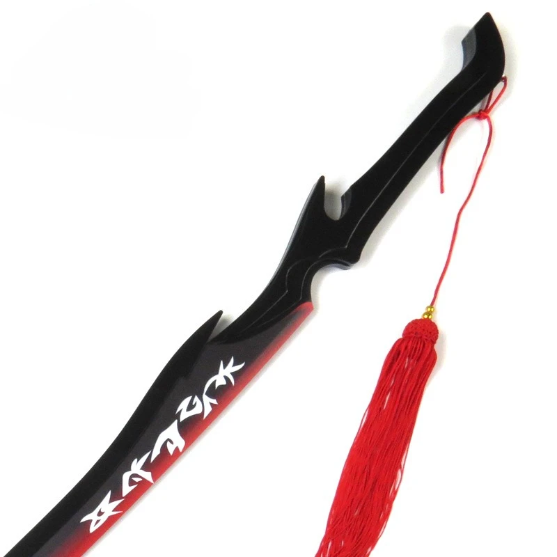 40inch Yasuo Katana Anime League of Legends Sword Cosplay Yone Wooden Ninja Knife Real Size Japanese Katana Samurai Sabre Gift view 3
