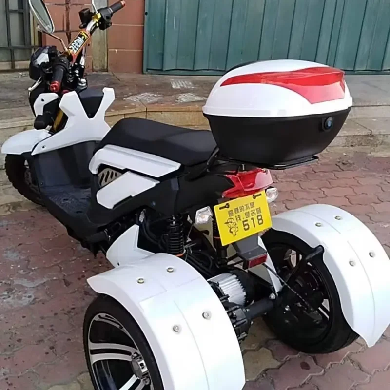 STROVAN Fast 1000W 1500W 60V Fashion Removable Battery Good Quality Powerful Three Wheels Electric Tricycle Scooter Trike