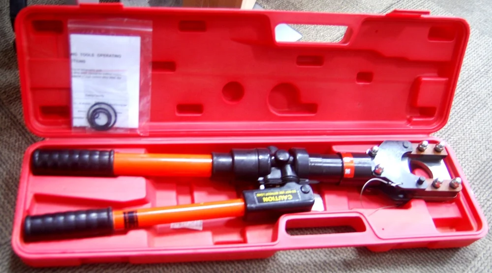 CPC-55FR Portable Hand Hydraulic Cable Cutter Tools Bolt Locked Type Head Wire Scissor