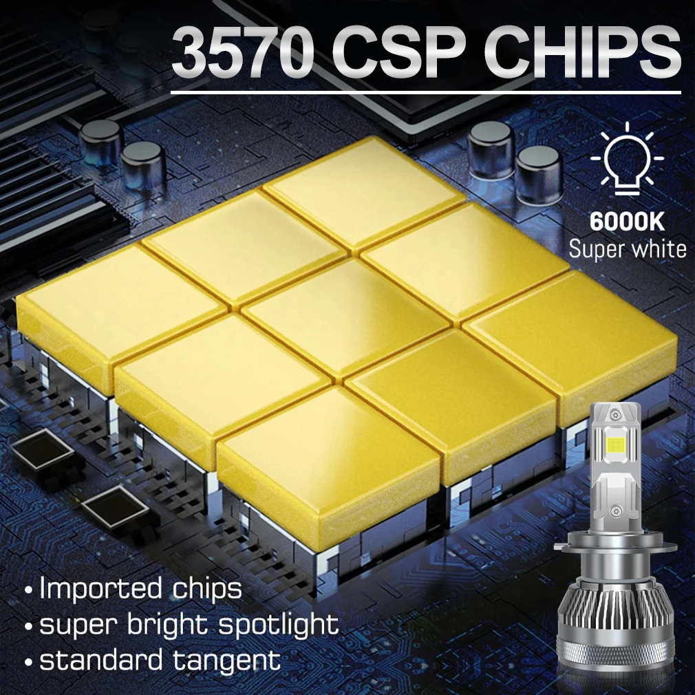 XSTORM H4 LED المصباح Canbus H7 LED مصابيح كهربائية H1 H11 9005 9006 سيارة توربو مصباح 100 واط 30000LM المصباح مصباح تلقائي 6500 كيلو 12 فولت