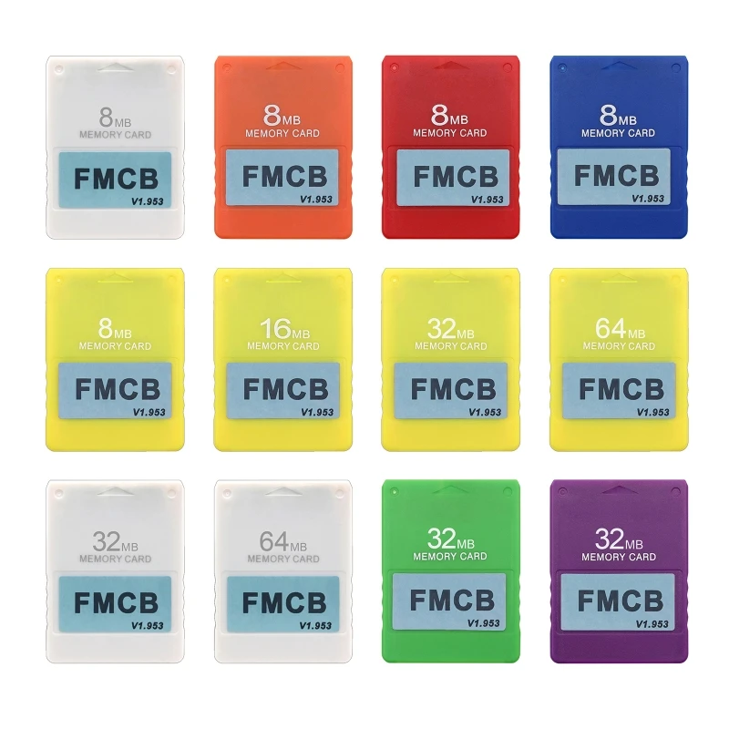 Dropship 8MB 16MB 32MB 64MB FMCB Memory Card MC Boot for FMCB Memory Card v1.953 Extended Card Save Game Data