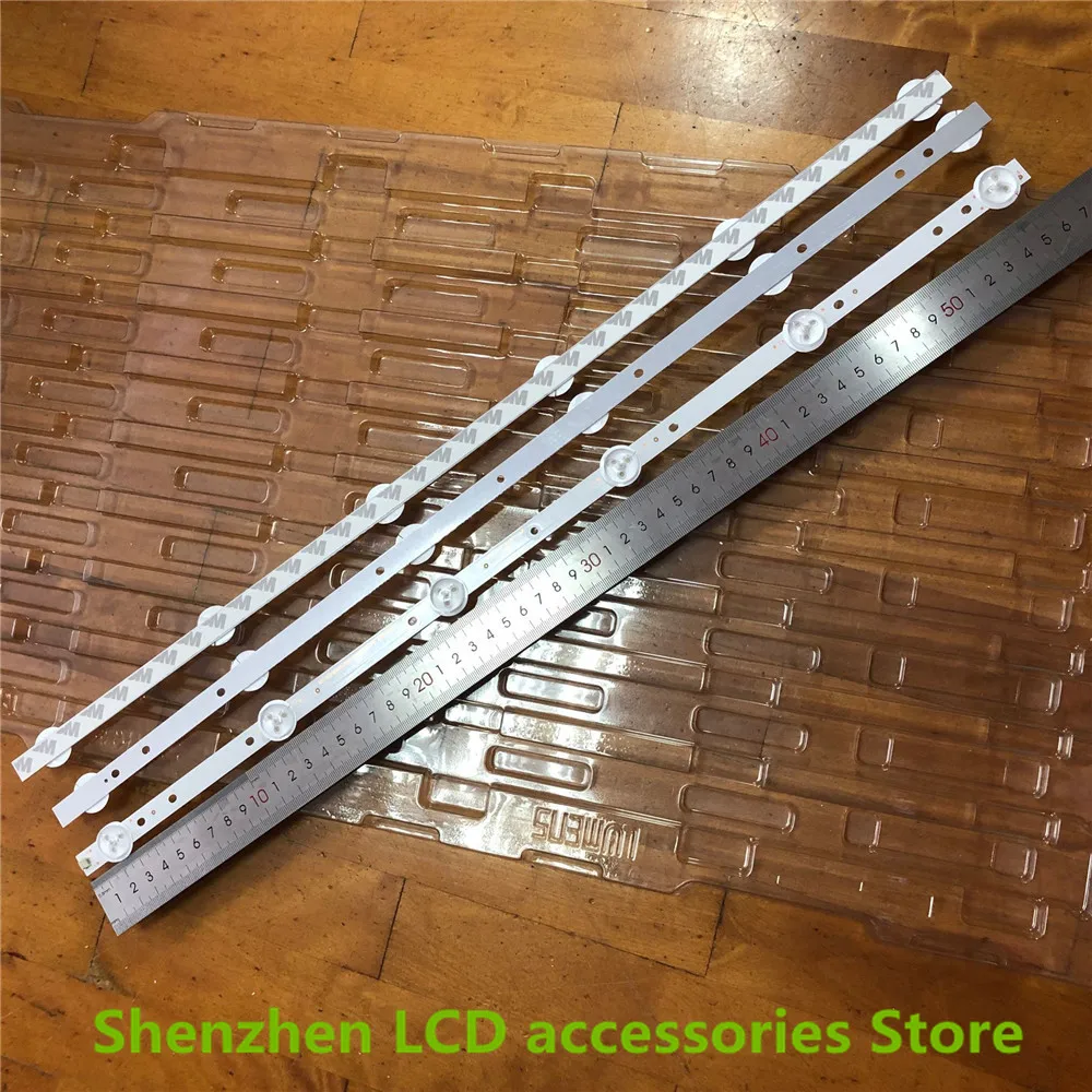 12Pieces/lot   FOR  32 inch new LCD TV LED lamp Bar General Skyworth Hisense Changhong  Leroy  LED Light 56CM 6LED 100%NEW