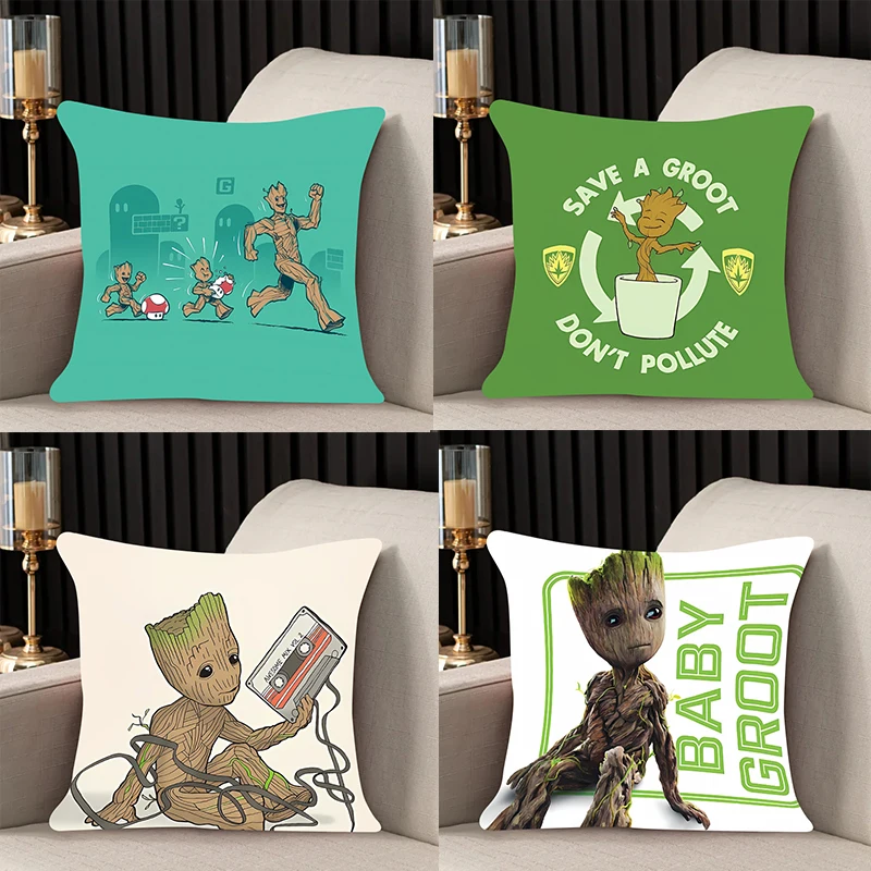 

New Pillow Groot Slips Pillow Covers Bedding Comfortable Cushion Good For Sofa Home Car High Quality Pillow Cases boy style gift