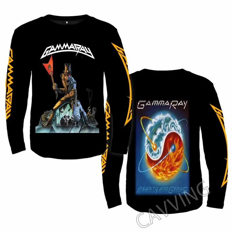 New Fashion Printed Gamma Ray Band Rock  Crewneck Sweatshirt Gothic Top Harajuku Cotton Unisex Clothing Men Clothing    DR2