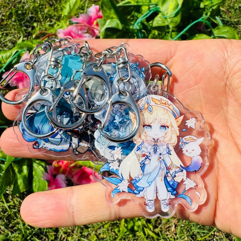 Game Odette Vesna Vodyanitsa The Tsaritsa Cosplay Anime Accessories Badge Keychain Game Key Chain Pendant Cartoon Gifts