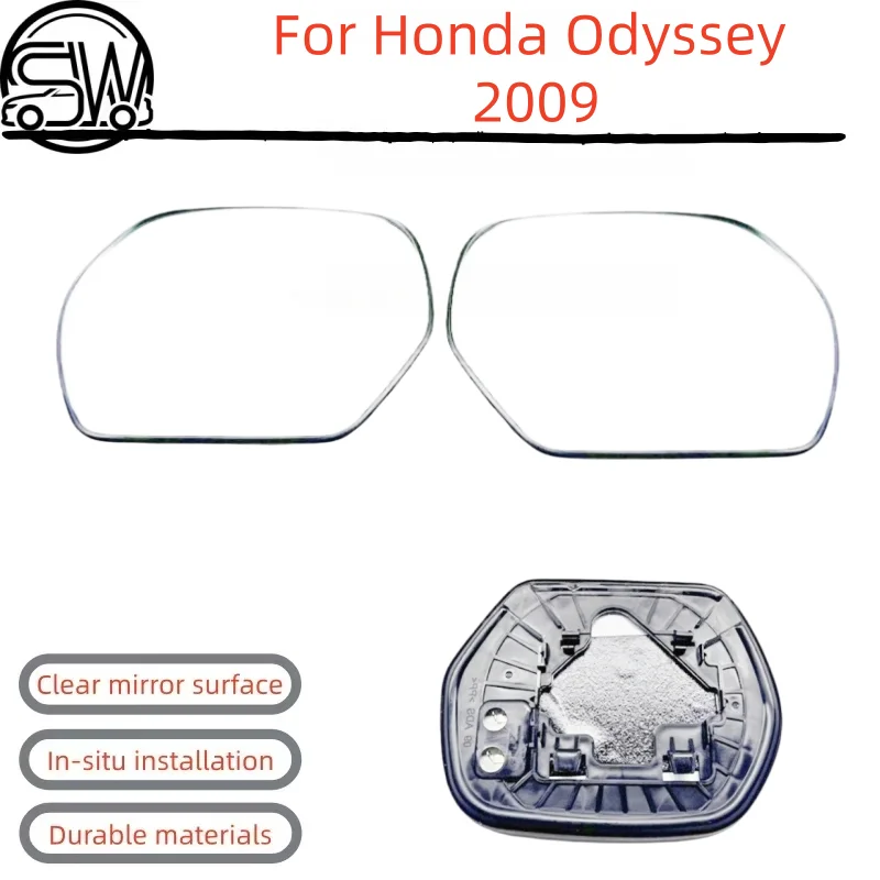 For Honda Odyssey 2009 Rearview Mirror Glass Heated.