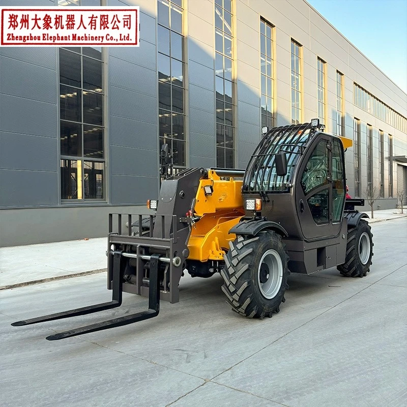 Customized New 3 Ton 3.5 Ton Telehandler Telescopic Forklift With Attachment Optional