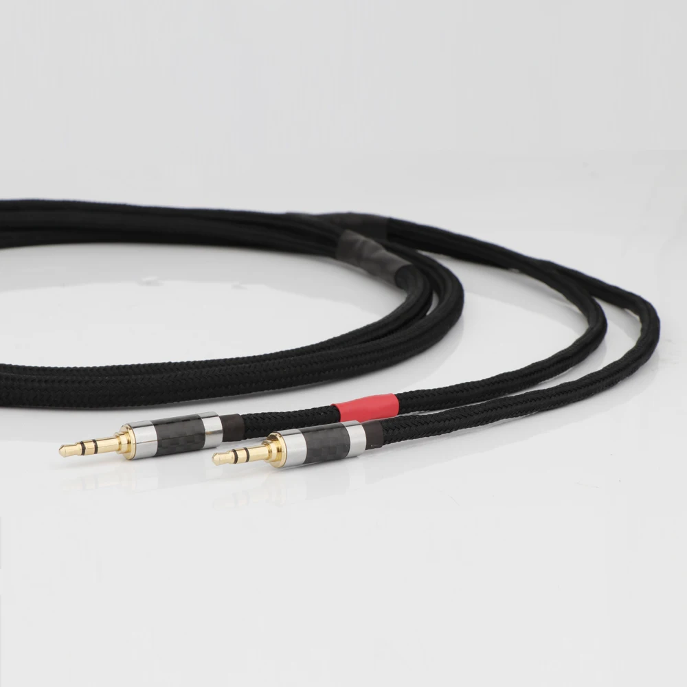 Preffair-Cable de auriculares Chapado en plata 7N OCC para altavoces MrSpeakers, sistema C, flujo CX, AEON, Noire RT, Planar Mag cerrado