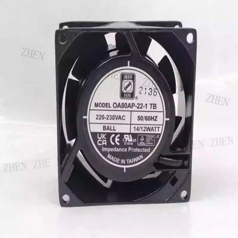 Y FOR  ORION FANS OA80AP-22-1TB 220-230VAC 8038 8CM Cooling Fan