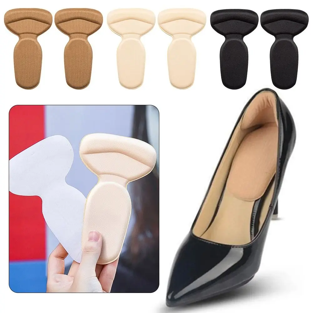 

5 Pairs Elastic Large Shoes to Small Non Slip Silicone Feet Protector Shoe Cushion Foot Heel Pad Inserts Insoles