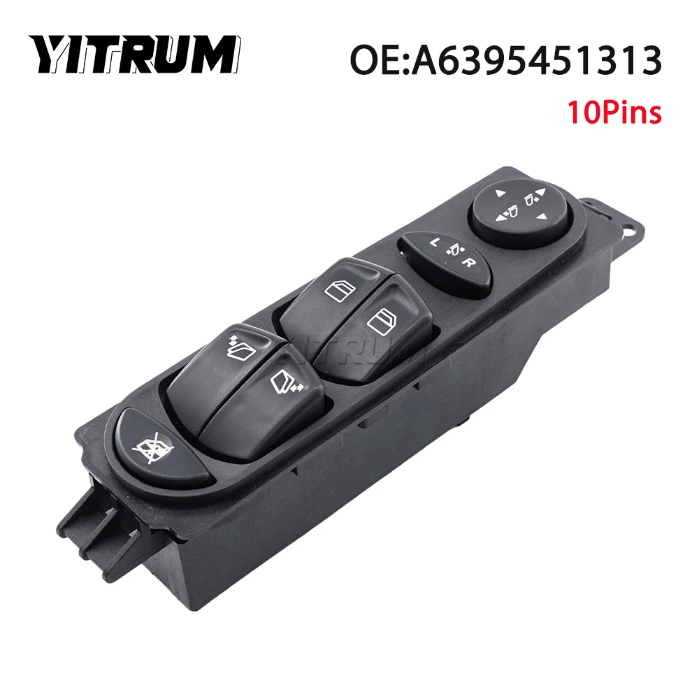 

YITRUN A6395451313 6395451313 Auto Window Lifter Control Switch For Mercedes Benz Viano Vito W639