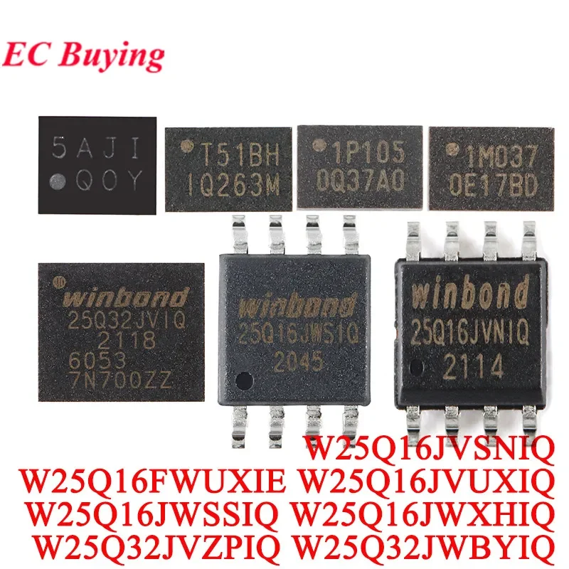 1-10Pcs W25Q16JVUXIQ W25Q64 W25Q80BVSIG W25Q16BVSIG W25Q16DVSSIG W25Q32BVSIG W25Q32FVSSIG W25Q64BVSIG W25Q64FVSIQ W25Q64FVSSIG