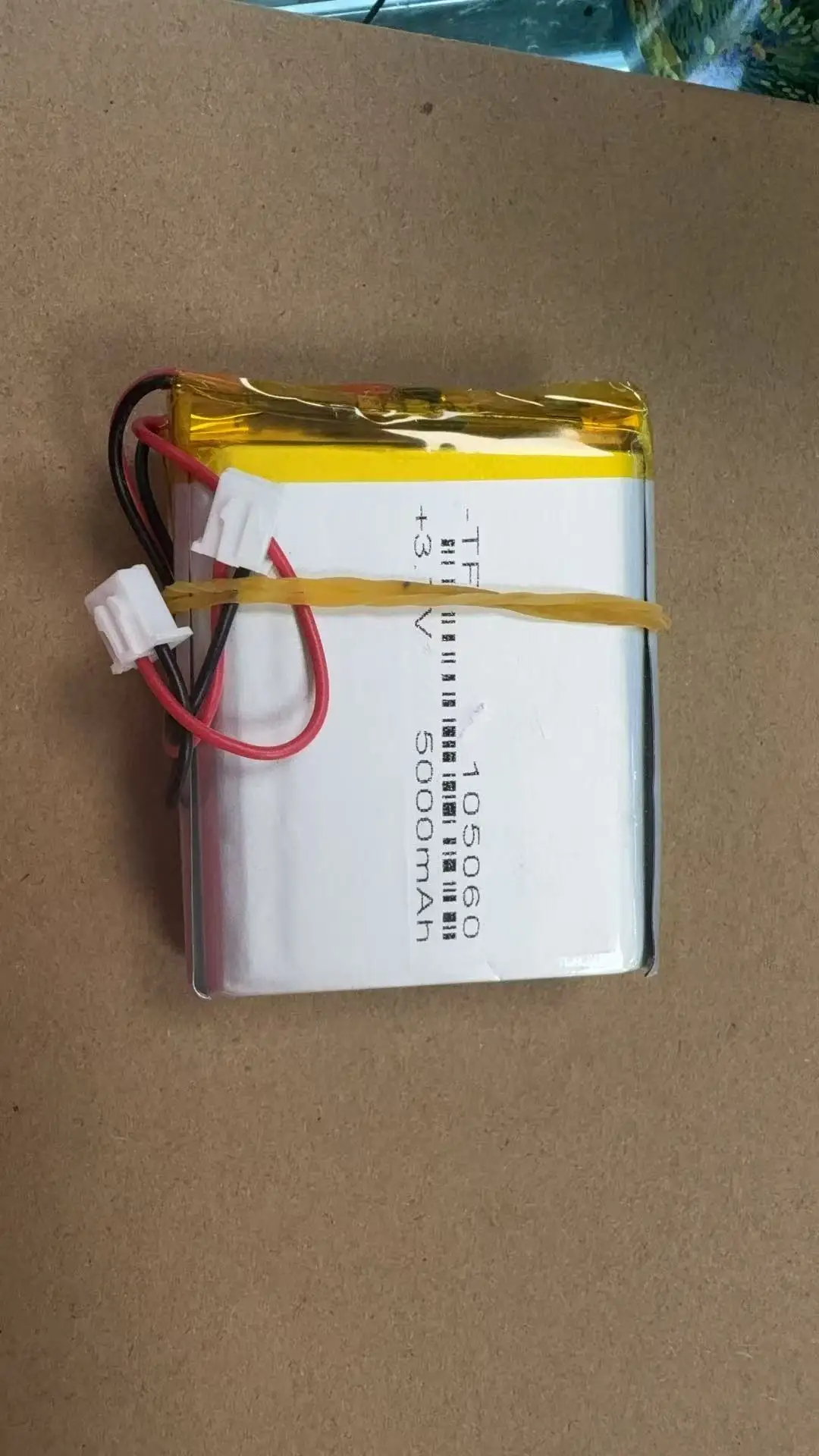 buy more will cheap 105060 large capacity 5000mAh polymer 3.7V lithium battery driving record navigator rechargeable two-wire