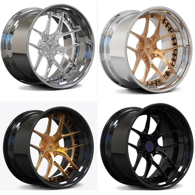 

i Polishing Barrel Brushing Face 18" 19" 20" Inch 5x115 5x100 5X120 5x114.3 Deep Concave Alloy Wheel Step Lip Deep Dish Rims