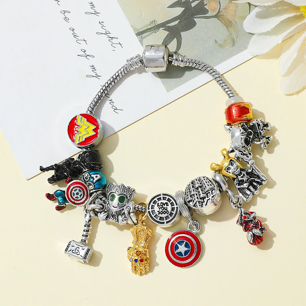 Superhelden-Klassiker-Figuren-Armband, Beliebtes Cooles Schmuckstück für Jungen und Männer, Persönlichkeitsgeschenke – Detail 2