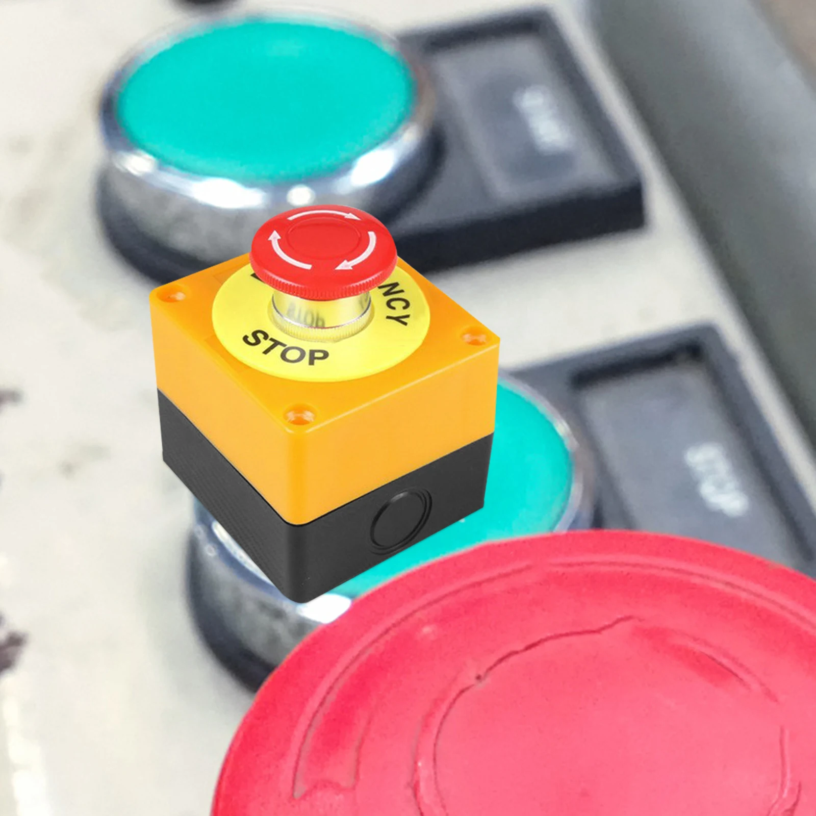 

2 Sets Emergency Stop Button Switch Mushroom Push Button 1NC 1NO Electrical Equipment