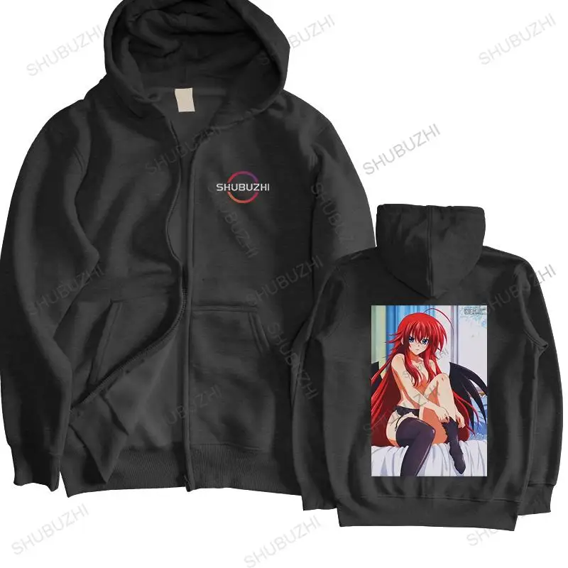 mens Brand Clothing fashion print sweatshirt autumn zipper coat egit High School Dxd Rias Gremory Crimson Princess Authentic