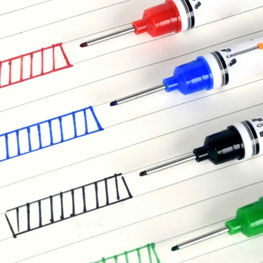 For Oil-Based Marking Pen for Woodworking Tiles with 13x1mm Ultra-Fine Tip and Ergonomic Grip for Extended Use