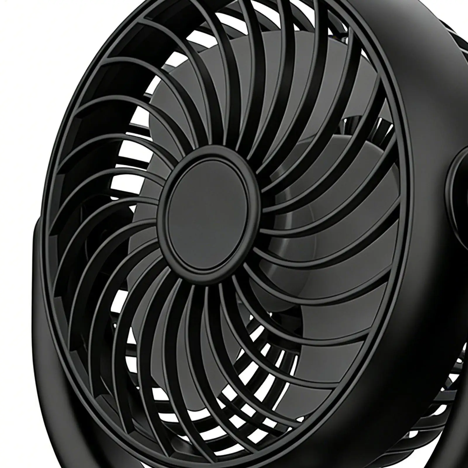 Car Fan 160 Rotation Vehicle Cooling Outdoor Personal Fan For Drivers Travelers Trucks Sedans RVs Travel Camping Home Study