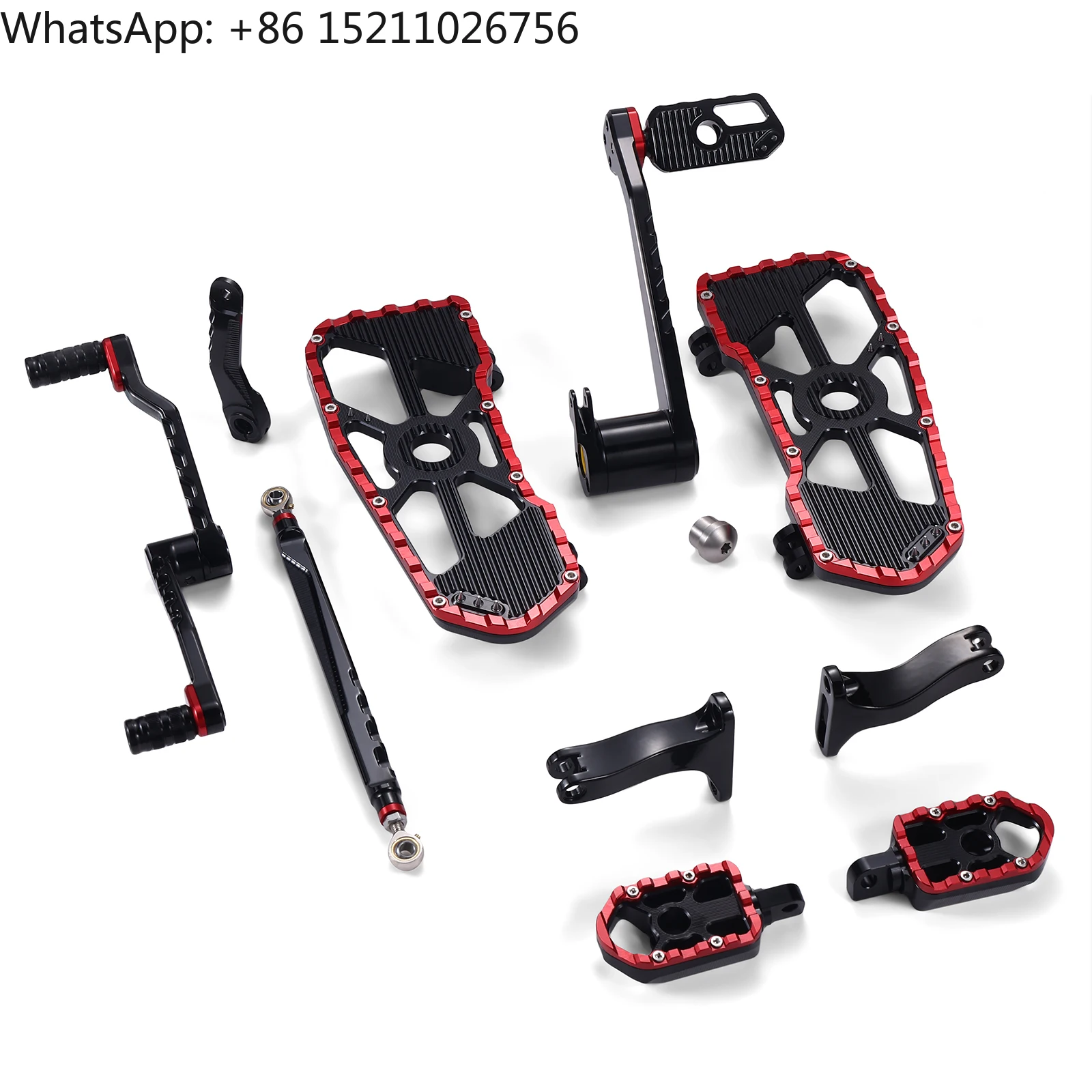 Wheelie Driver Billet CNC Floorboards Foot Pegs Brake Shifter Lever Linkage for Harley-Davidson Touring Motorcycle Body Systems