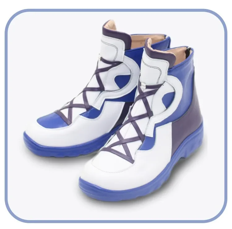 Air Shakur Cosplay Shoes PU Leather Shoes Halloween Carnival Boots Game Umamusume Cosplay Props Big Size Custom Made