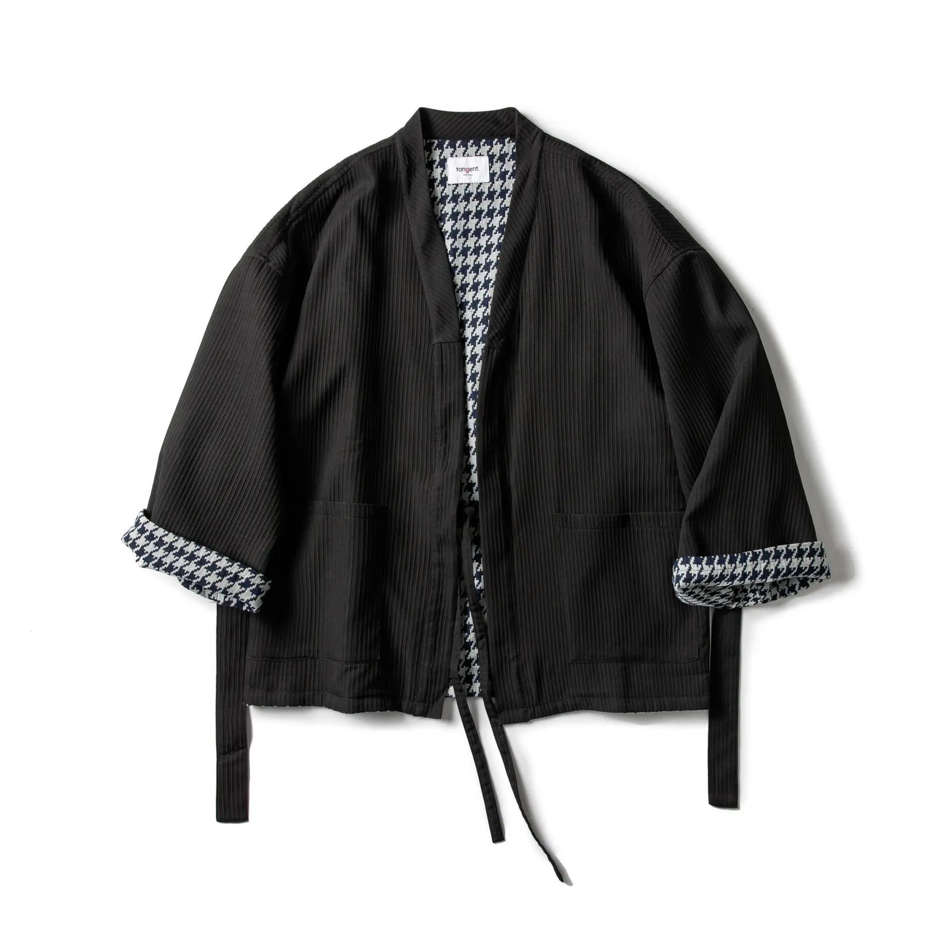 

Куртка-кимоно унисекс, японский винтажный двусторонний халат в стиле Харадзюку, Новое поступление, весенне-осенний свободный повседневный дорожный халат