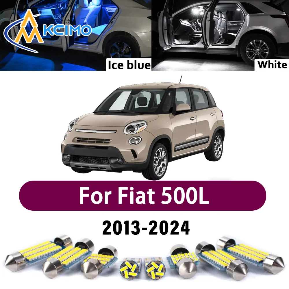 

Error Free LED Interior Light Kit for Fiat 500L 2013-2024 Premium Bright Dome Trunk Mirror Reading Lamps Canbus