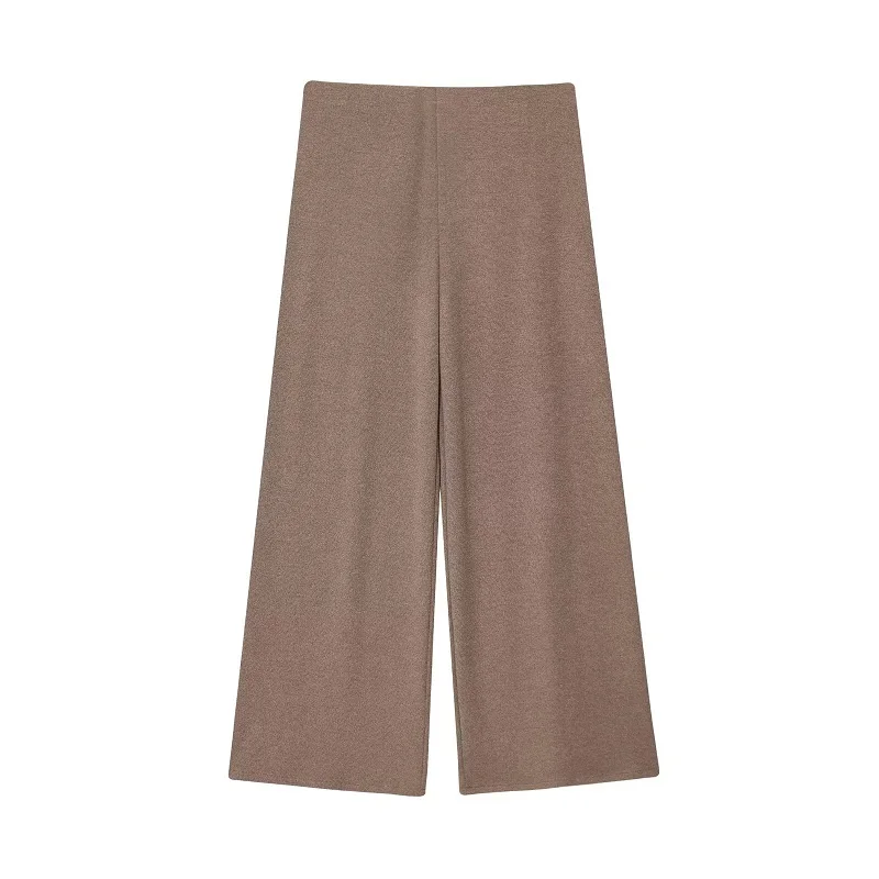 MUJER 2025 Baggy broek set 2-delige vrouw zomer wijde pijpen broek damespak gebreide mouwloze top vrouw outfit casual dame sets