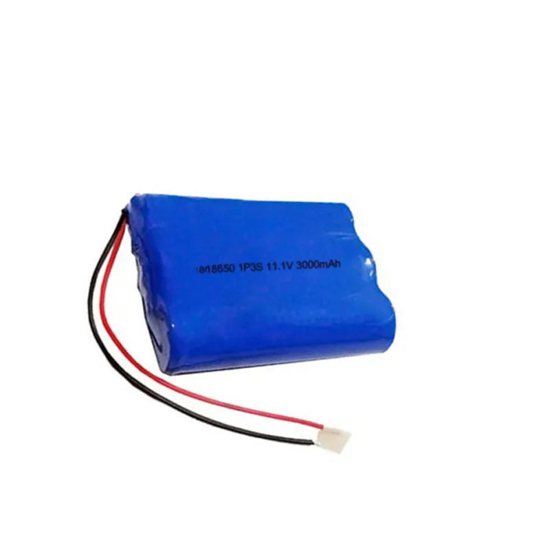 100PC 1P3S18650 10.8V 3000mAh battery pack rechargeable lithium battery