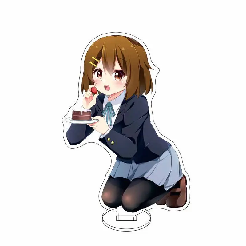 16CM Anime ‌K-ON!‌ Figure ‌Hirasawa Yui Akiyama Mio Tainaka Ritsu Kotobuki Tsumugi Okuda Nao Acrylic Stand Cos Ornaments Gifts