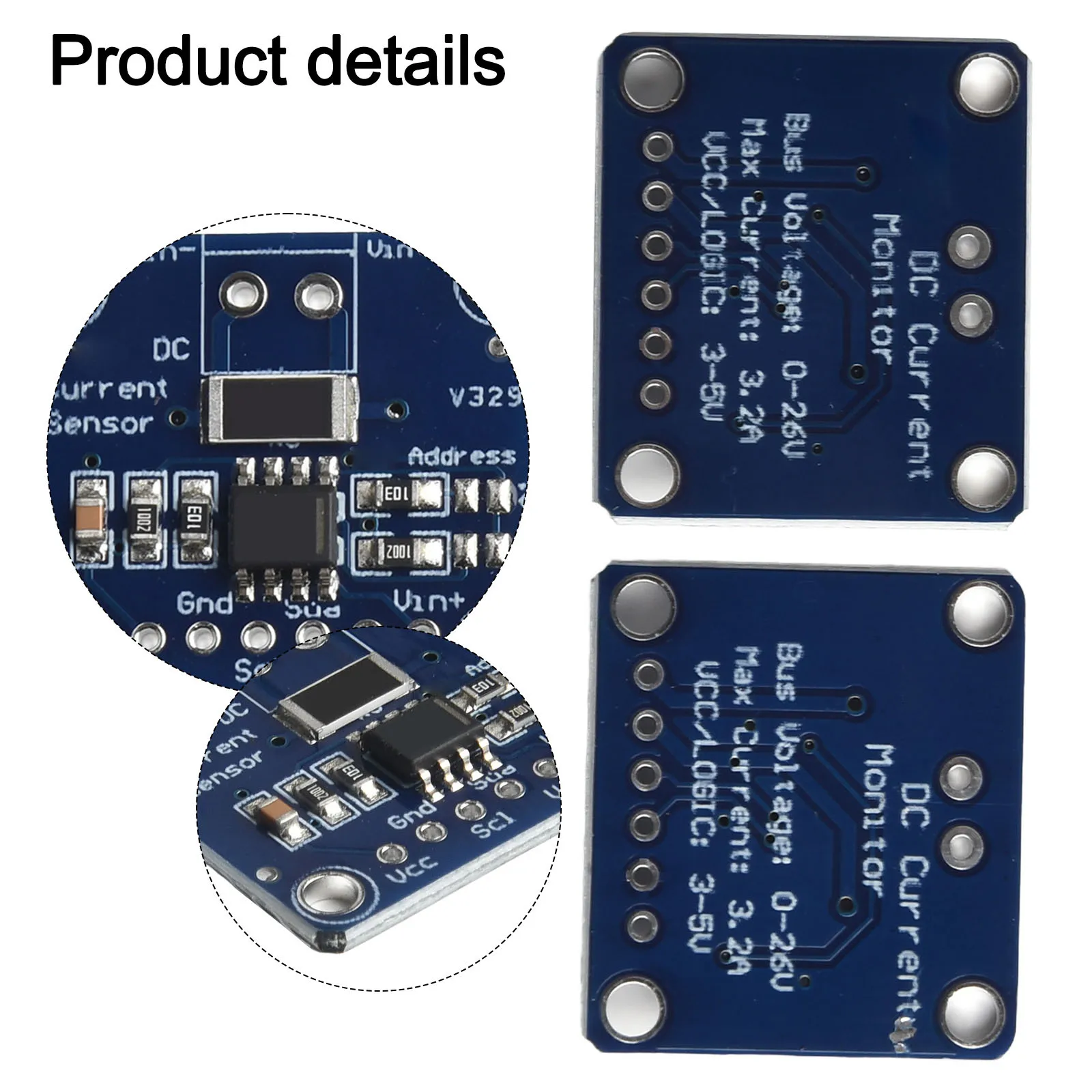 

10 шт. для CJMCU-219 двунаправленный модуль датчика тока/мощности постоянного тока 3,0-5,5 В, аксессуары для оборудования рабочего напряжения