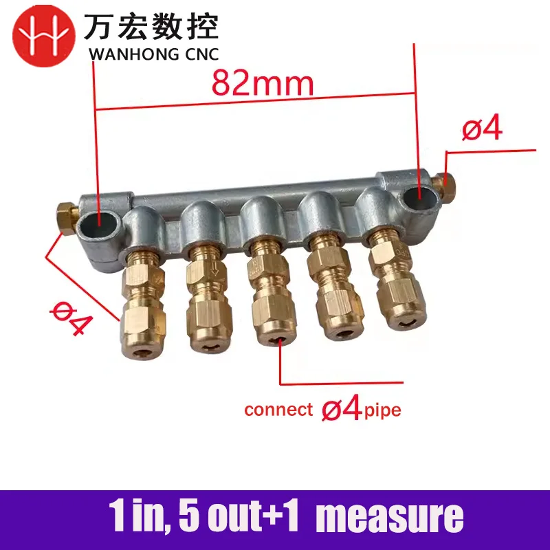 Блок распределителя масла сопротивления, дозирующий клапан для токарного станка с ЧПУ, промышленная система смазки
