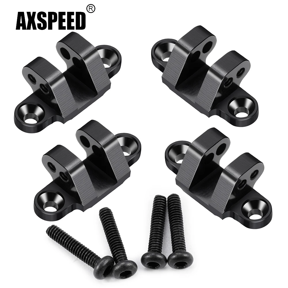

AXSPEED Aluminum Alloy Adjustable Lower Shock Absorber Link Mount for 1/18 Losi Mini LMT 4X4 Brushed Monster Truck Upgrade Parts