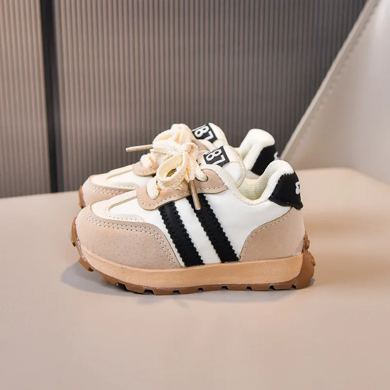 Leather Children's Shoes Sneakers Sports Kids Running Shoes Waterproof Breathable Boys Baby Running Shoes Children Casual Girls